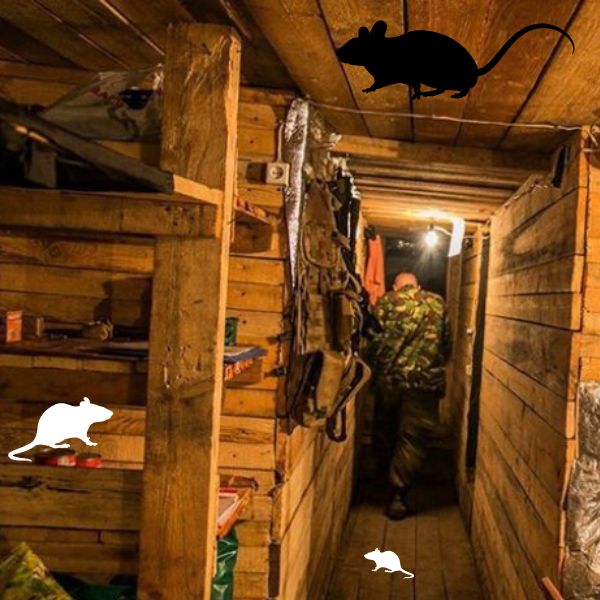 Мыши в блиндаже что делать