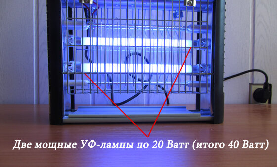 Уничтожитель-ловушка насекомых, мух, комаров Санико 40 (160 м², 40 Вт, Польша)
